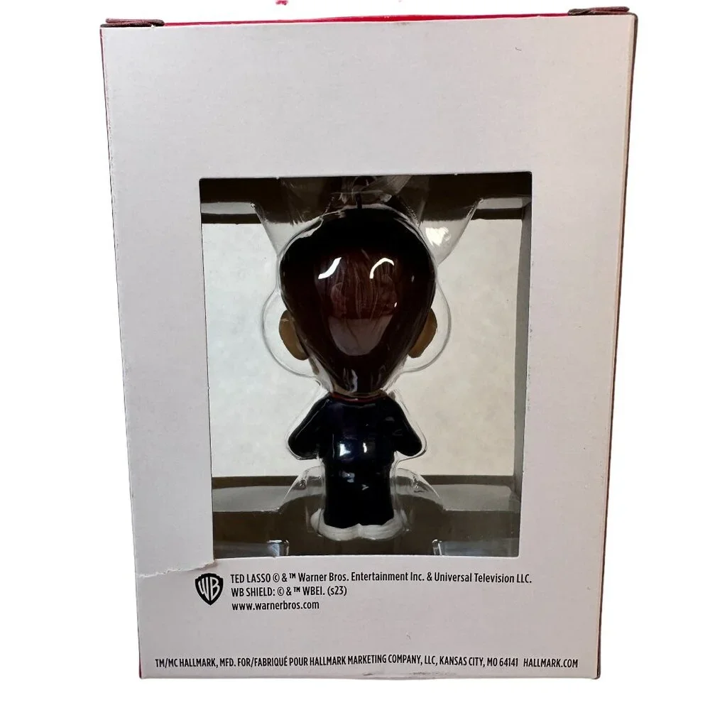 Hallmark Warner Brothers WB Coach Ted Lasso Christmas Tree Ornament 13 Emmys NEW